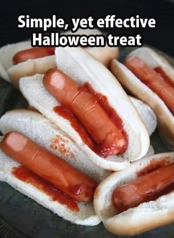Simple, yet effective Halloween treat