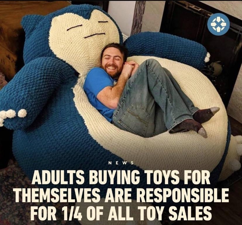r ADULTS BUYING TOYS FOR THEMSELVES ARE RESPONSIBLE FOR 14 OF ALL TOY SALES