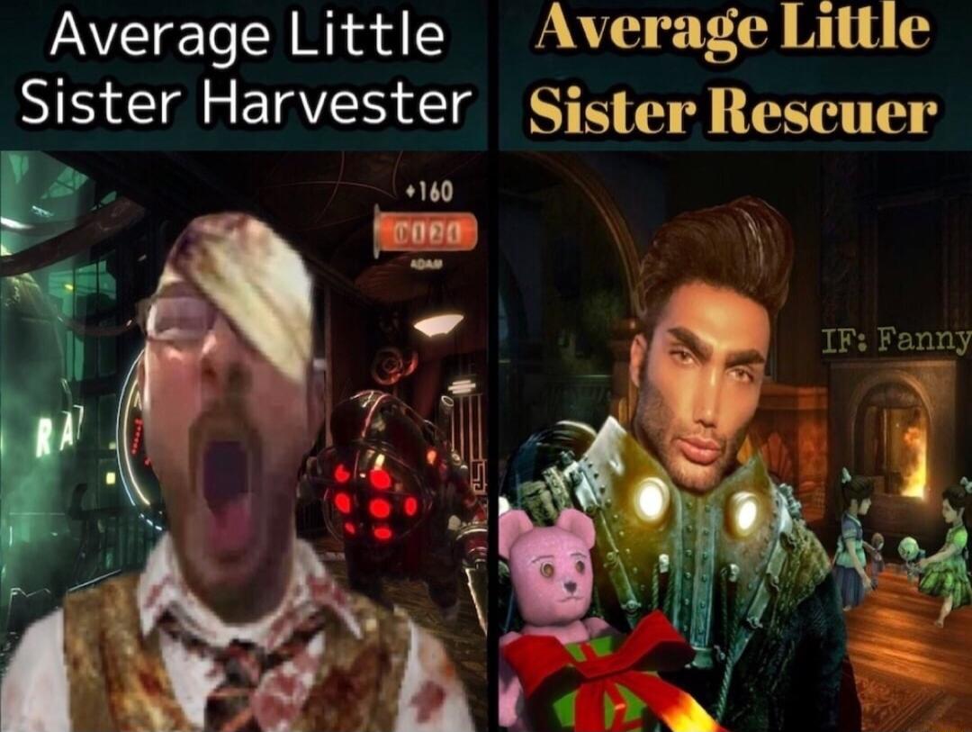 Average Little Average Little Sister Harvester Sister Rescuer