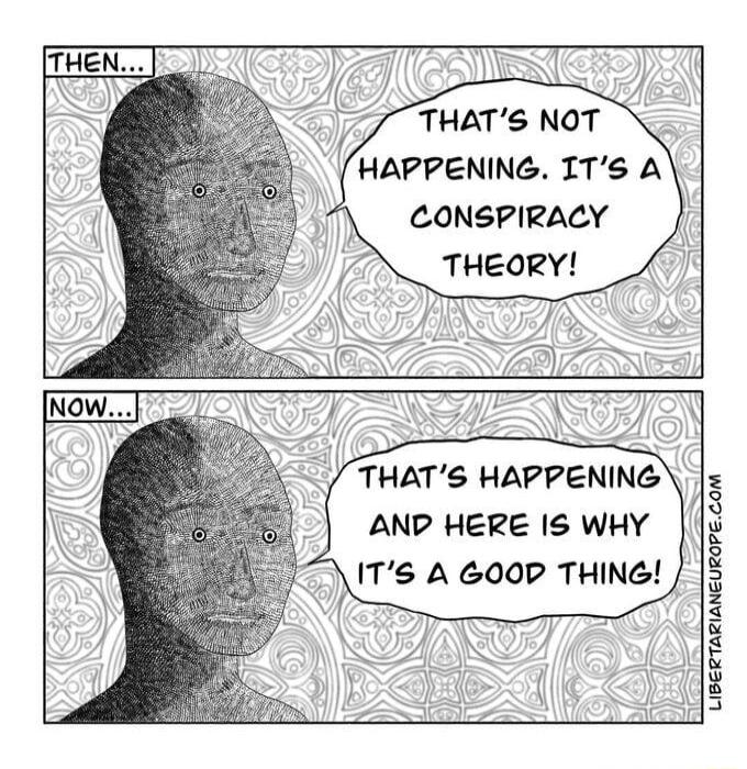 THATS NOT HAPPENING ITS A CONSPIRACY THEORY AND HERE 1S WHY ITS A GOOP THING LIBCRTARIANGUROPECOM