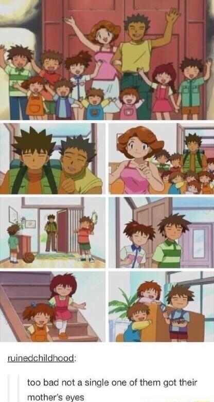 too bad not a single one of them got their mothers eyes