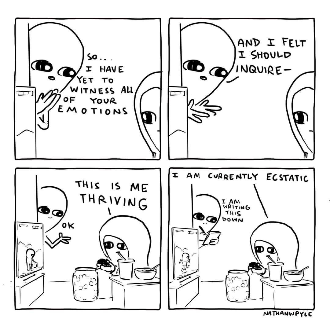 So I HAVE YeET To WITNESS All OF YouR EMoTions AND I FEur I SHouLp INQURE NATHANWPYLE