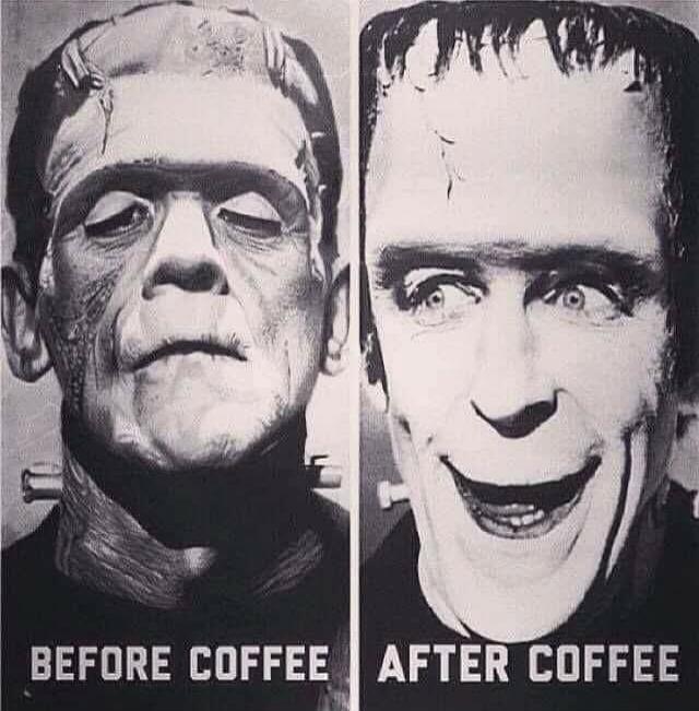 BEFORE COFFEE AFTER COFFEE