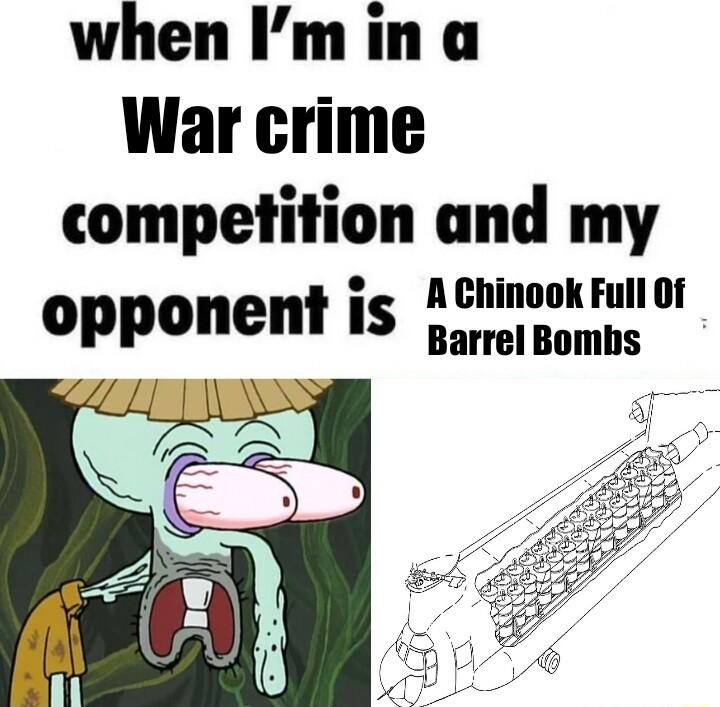whenmina War crime competition and my opponent s Ao