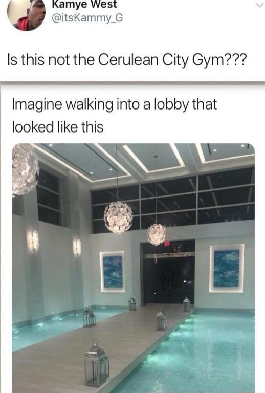 Kamye Wesi itskammy_G Imagine walking into a lobby that looked like this
