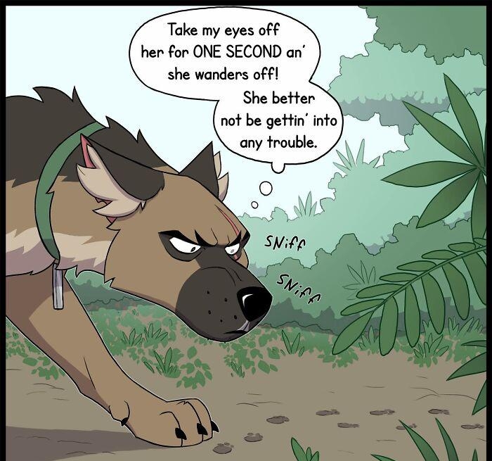 Take my eyes off her for ONE SECOND an she wanders offl She better not be gettininfo pet_foolery