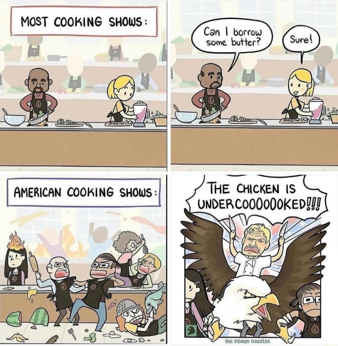 MosT cookine sHous THECMICKEM IS UNDERCO00000KEDIHY