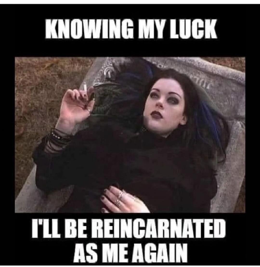 KNOWING MY LUCK I'LL BE REINCARNATED AS ME AGAIN