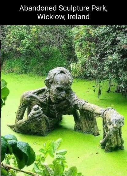 Abandoned Sculpture Park Wicklow Ireland