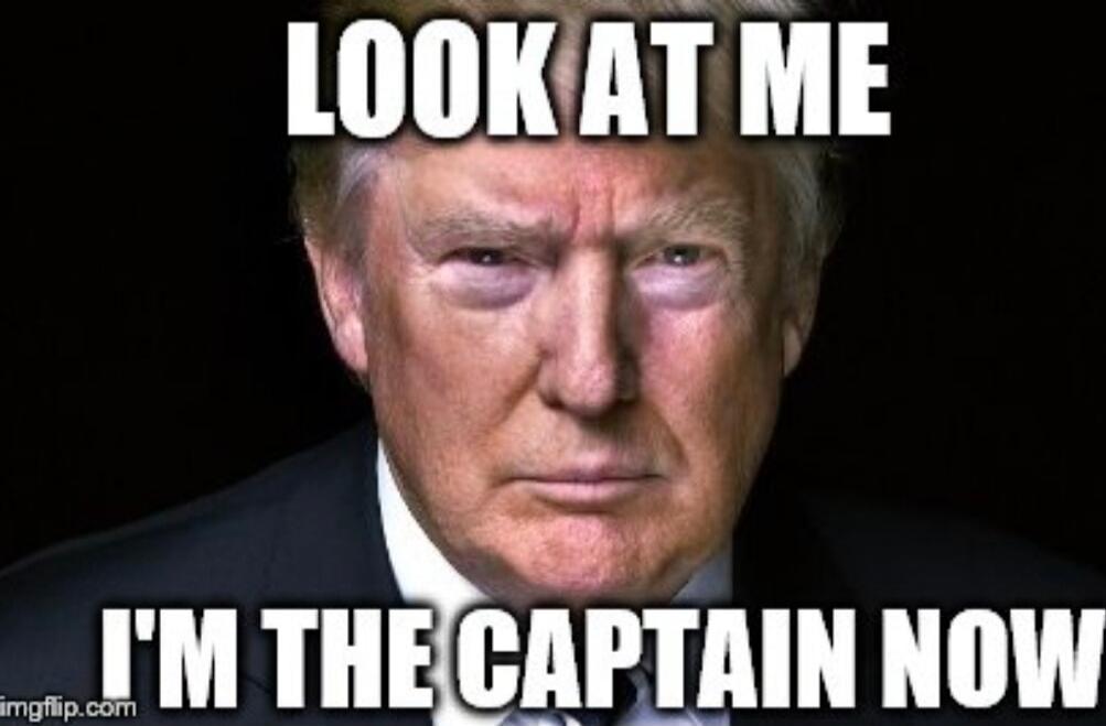 LOOK AT ME I'M THE CAPTAIN NOW