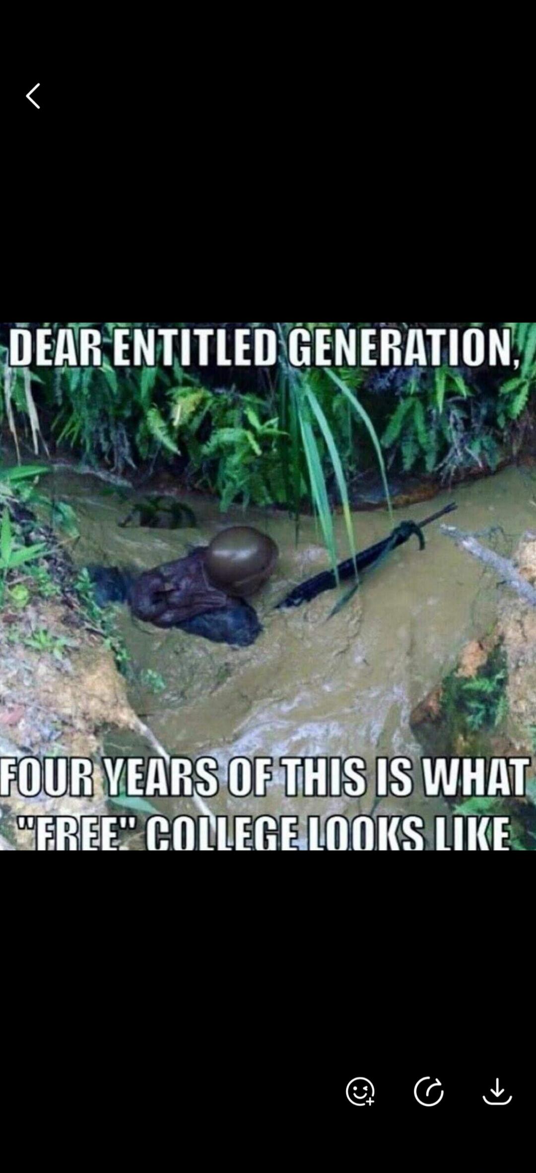 DEAR ENTITLED GENERATION, FOUR YEARS OF THIS IS WHAT 