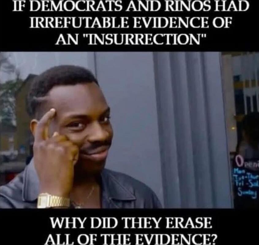 IF DEMOCRATS AND RINOS HAD IRREFUTABLE EVIDENCE OF AN 