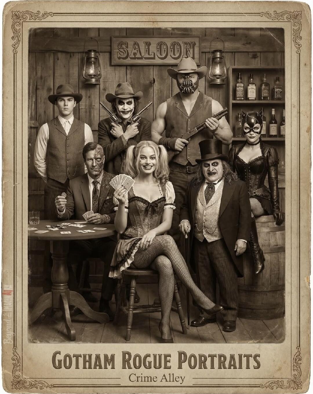 SALOON GOTHAM ROGUE PORTRAITS Crime Alley Beyond Imagination