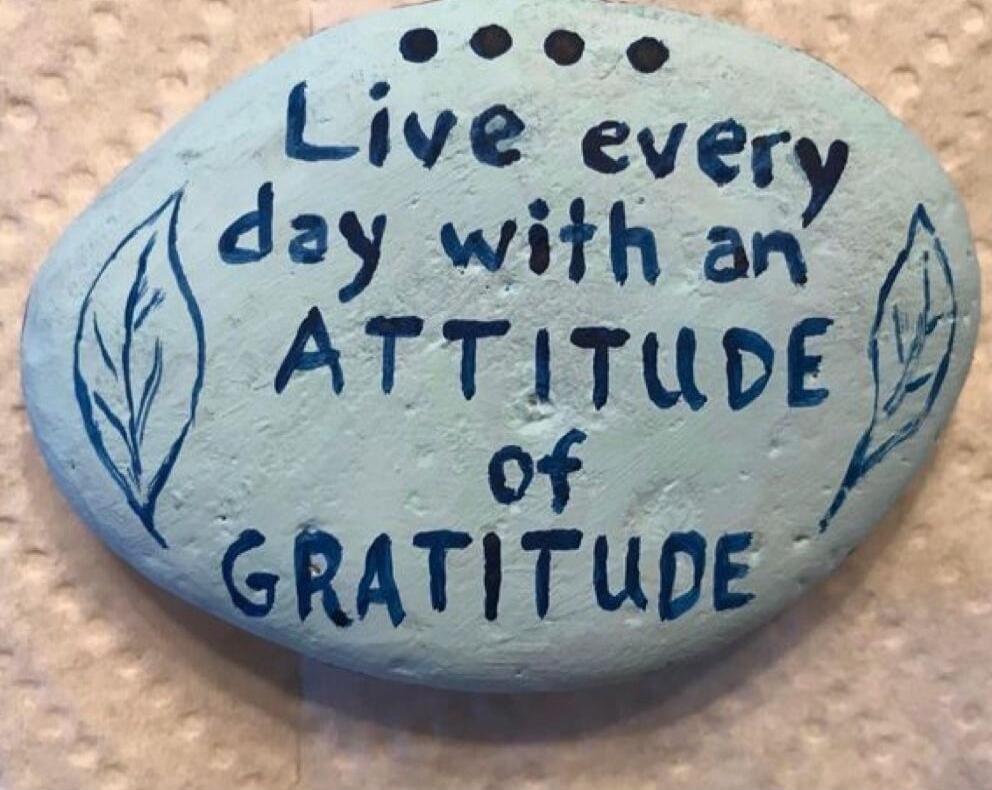 Live every day with an ATTITUDE of GRATITUDE
