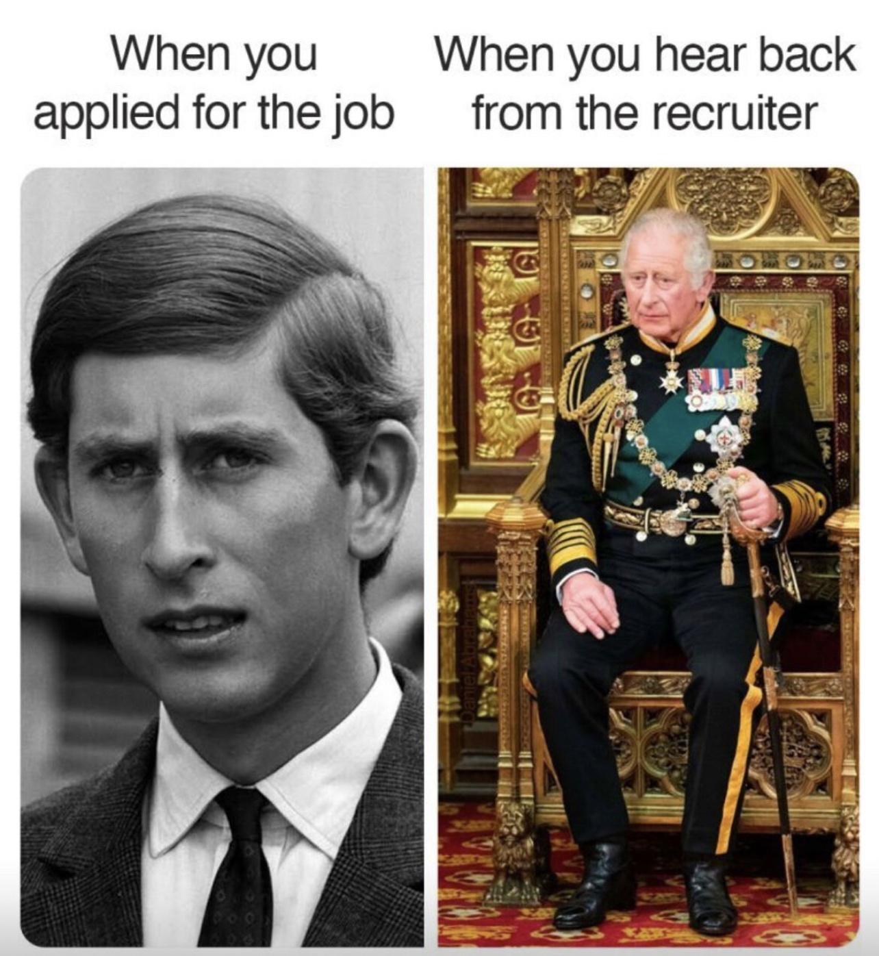 When you When you hear back applied for the job from the recruiter