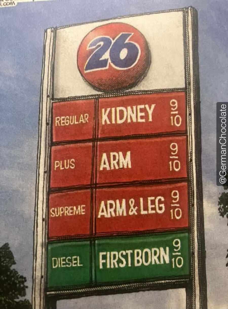 26 REGULAR KIDNEY 9/10 PLUS ARM 9/10 SUPREME ARM & LEG 9/10 DIESEL FIRST BORN 9/10