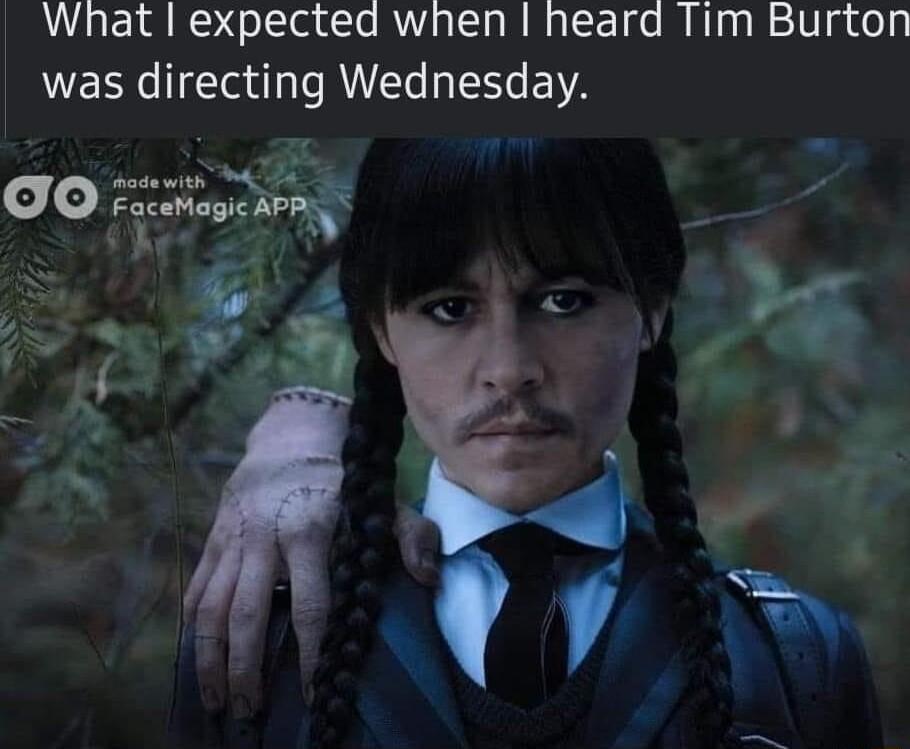 What expected when heard Tim Burton was directing Wednesday g
