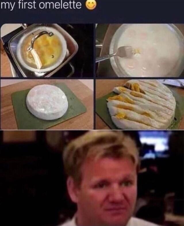 my Tirst omelette D