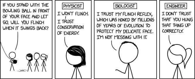 IF YOU STAND UITH THE PrvsicisT BoLoGisT ENGNEER BOLLING BALL IN FRONT OF YOUR FACE AND LET T WONT FUINCH T TRUST MY FLINCH REFLEX ZDONT TRUST I WHICH LAS HONED BY MILLIONS THAT YOU HUNG 60 UILL YOU FLINCH I TRUST WHEN T SUINGS BACK CONSERVATION OF YEPRS OF EVOLUTION TO THAT THING UP OF ENERGY PROTECT My DELICATE FACE CORRECTLY K M NOT MESSING WITH IT 0