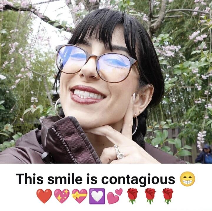This smile is contagious 😊 ❤️💖💝💟💕🌹🌹🌹