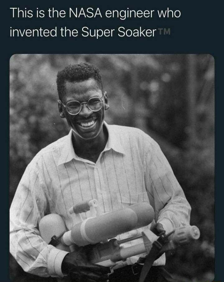 This is the NASA engineer who invented the Super Soaker