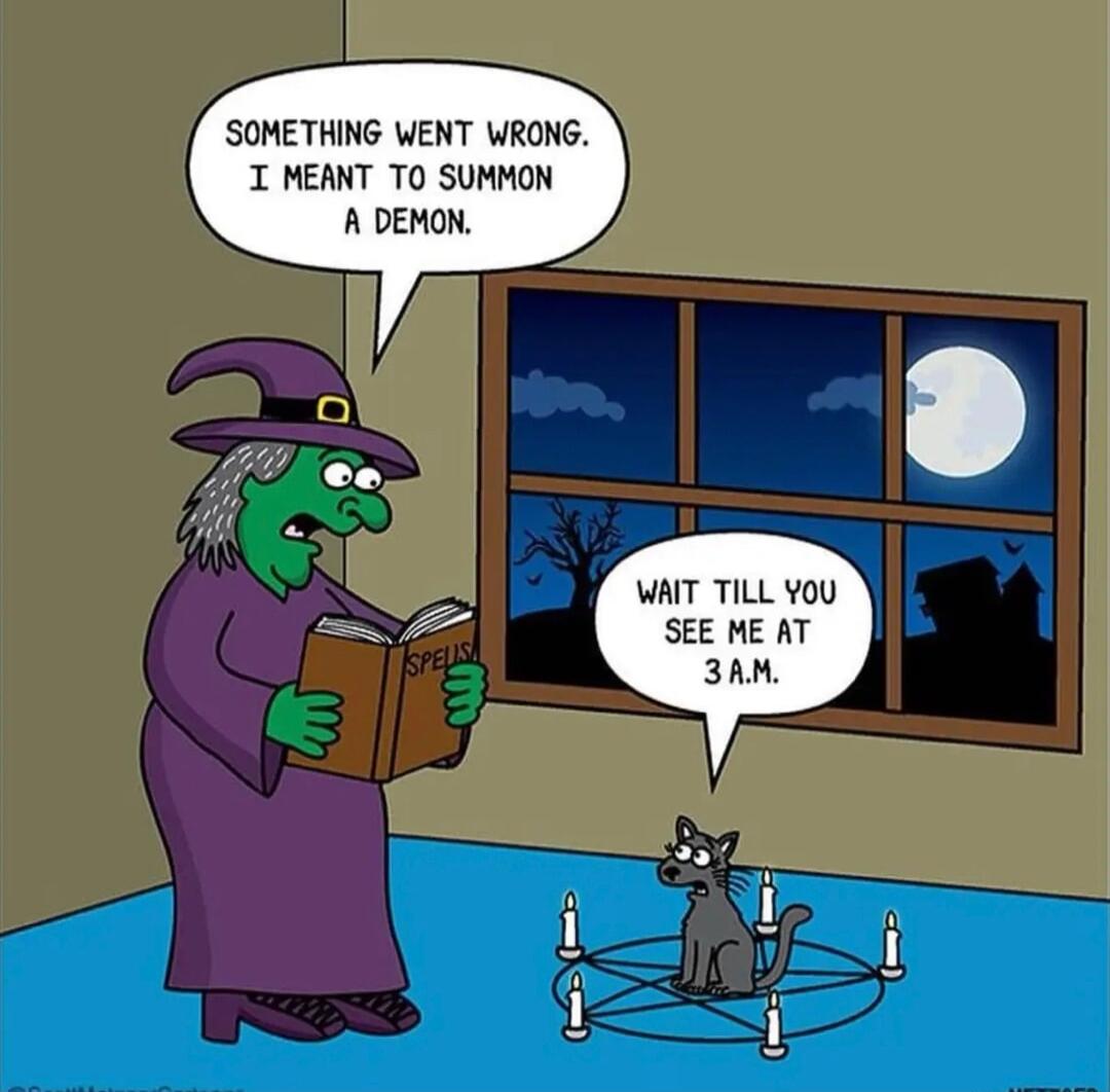 SOMETHING WENT WRONG T MEANT TO SUMMON A DEMON