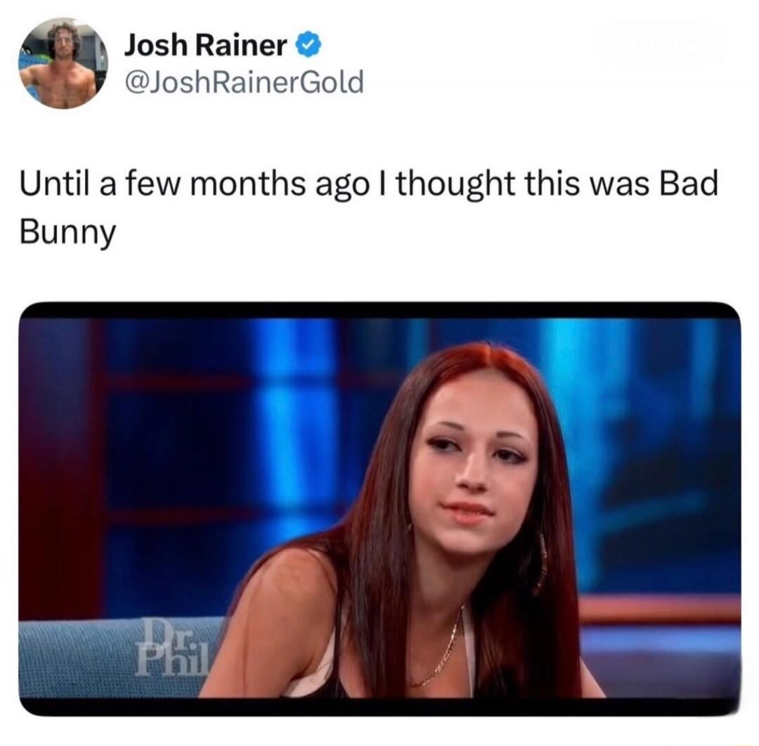 Until a few months ago I thought this was Bad Bunny