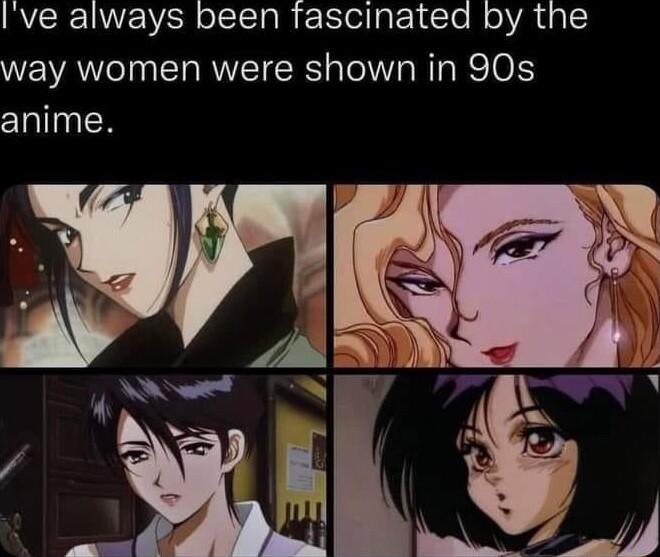 Ive always been fascinated by the way women were shown in 90s clalinlch