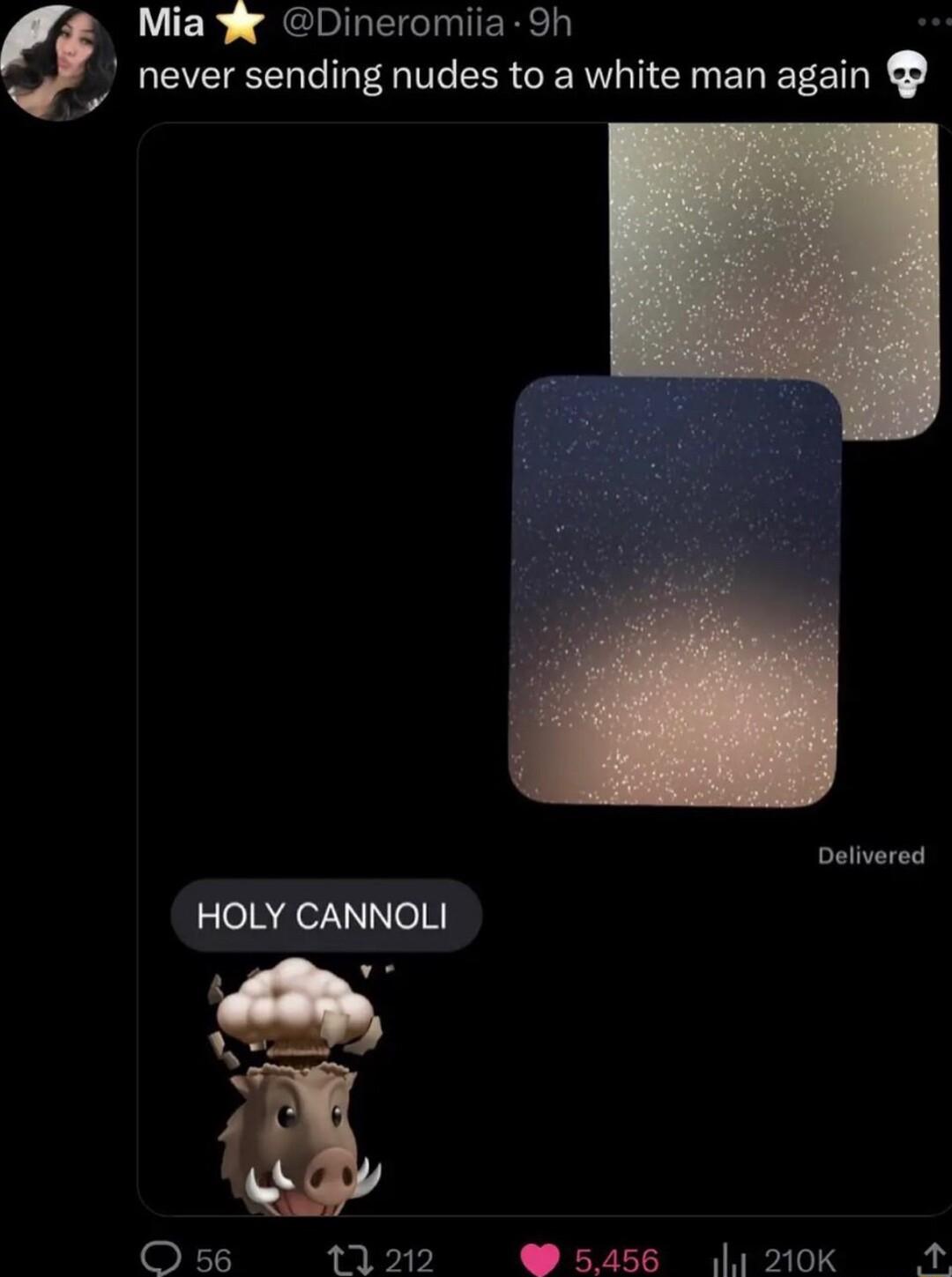 UER GWLETTGITERE LEEEL GG CER R I ER ER TR Q Delivered HOLY CANNOLI 11212 W 5456 4 210k A