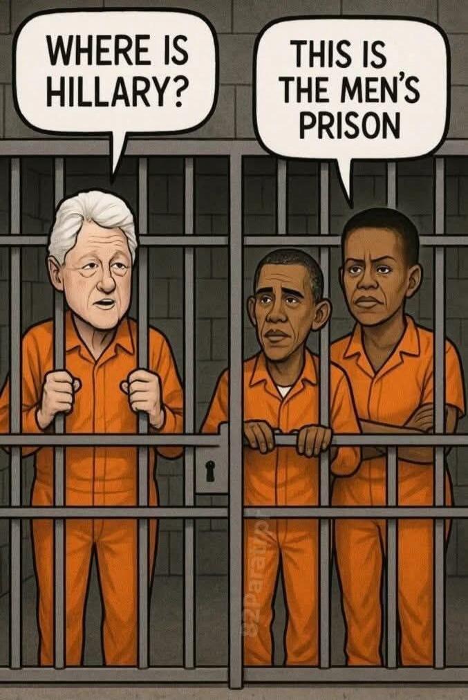 WHERE IS HILLARY?
THIS IS THE MEN'S PRISON