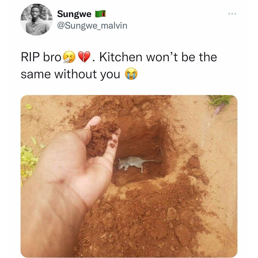 Sungwe B Sungwe_malvin RIP bros Kitchen wont be the same without you