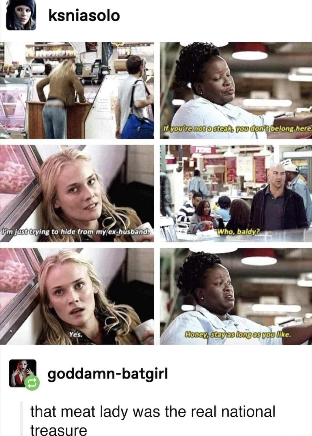 ksniasolo that meat lady was the real national treasure