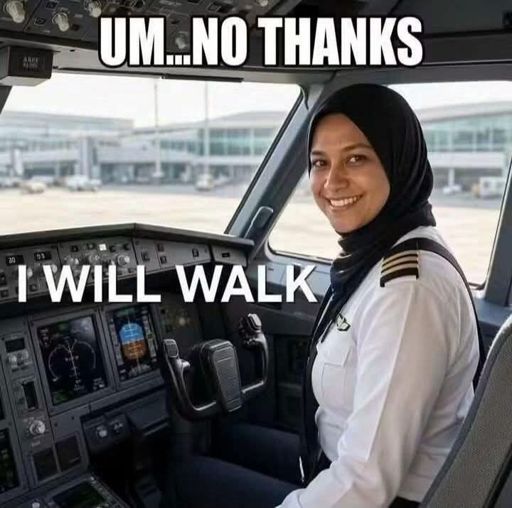 UM...NO THANKS I WILL WALK