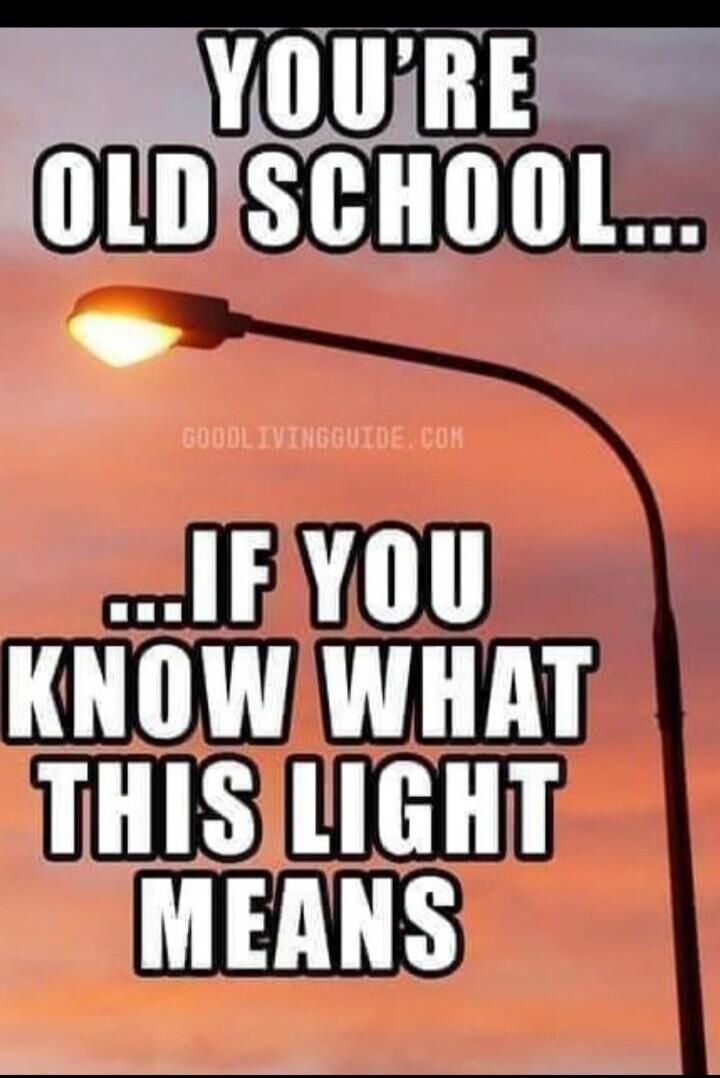 YOU'RE OLD SCHOOL... IF YOU KNOW WHAT THIS LIGHT MEANS GOODLIVINGGUIDE.COM