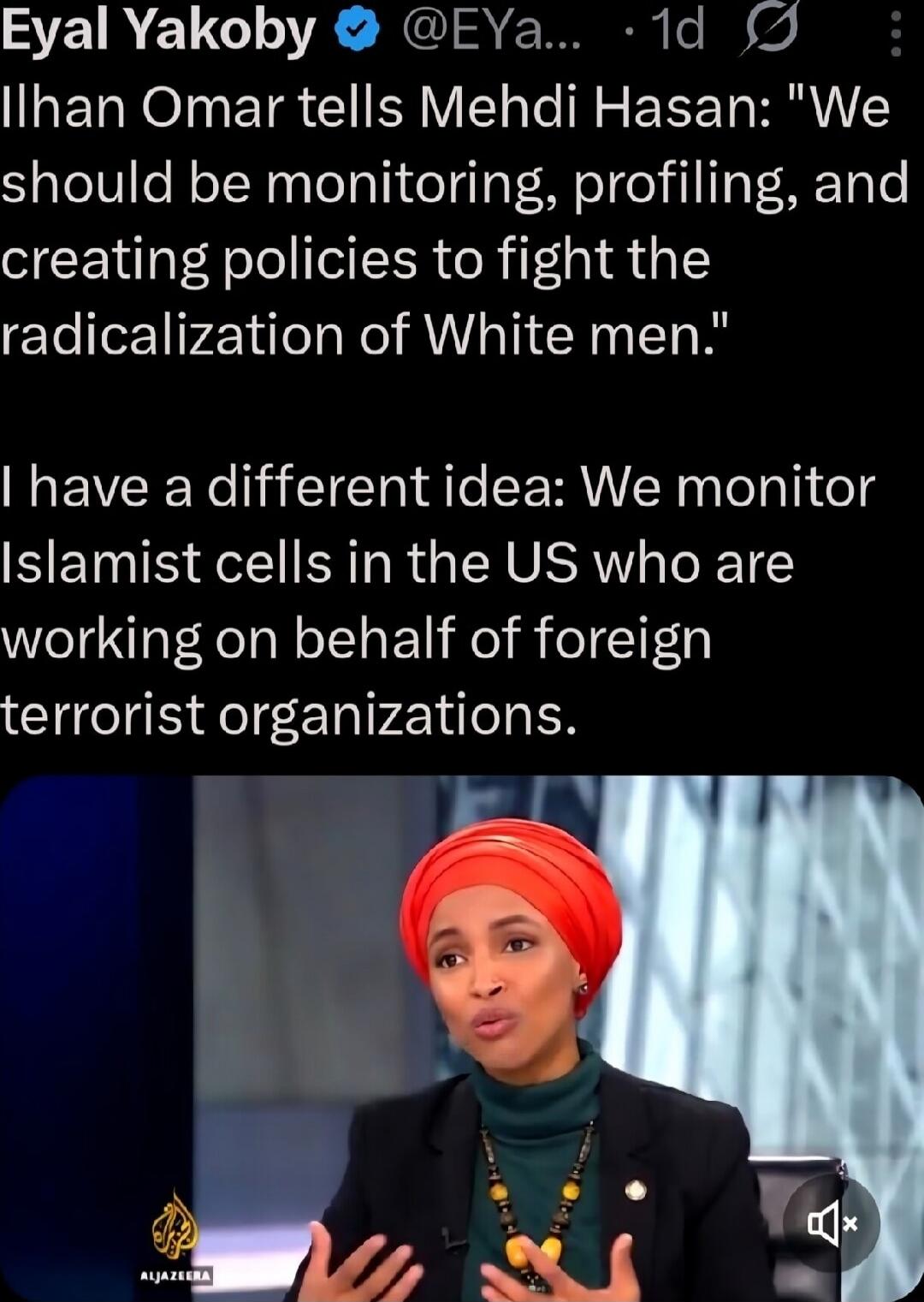 Ilhan Omar tells Mehdi Hasan: 
