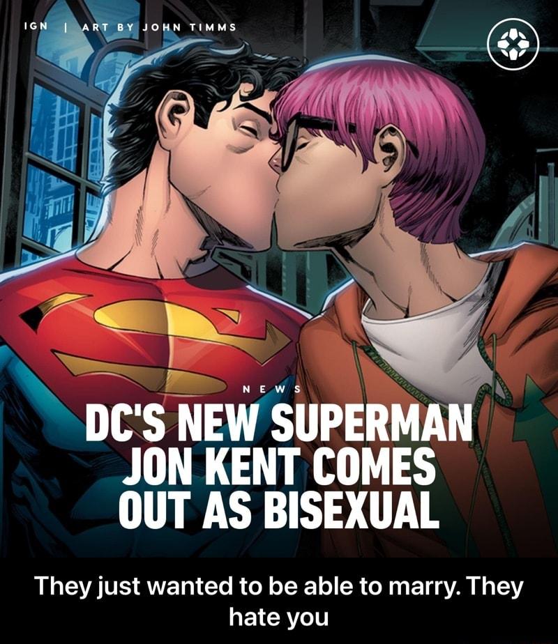 s w A il DCS NEW SUPERMAN JON KENT COMES OUT AS BISEXUAL EL A E AUEN Cle RN XTI R R Ele TR N 53 EI CRYLelT