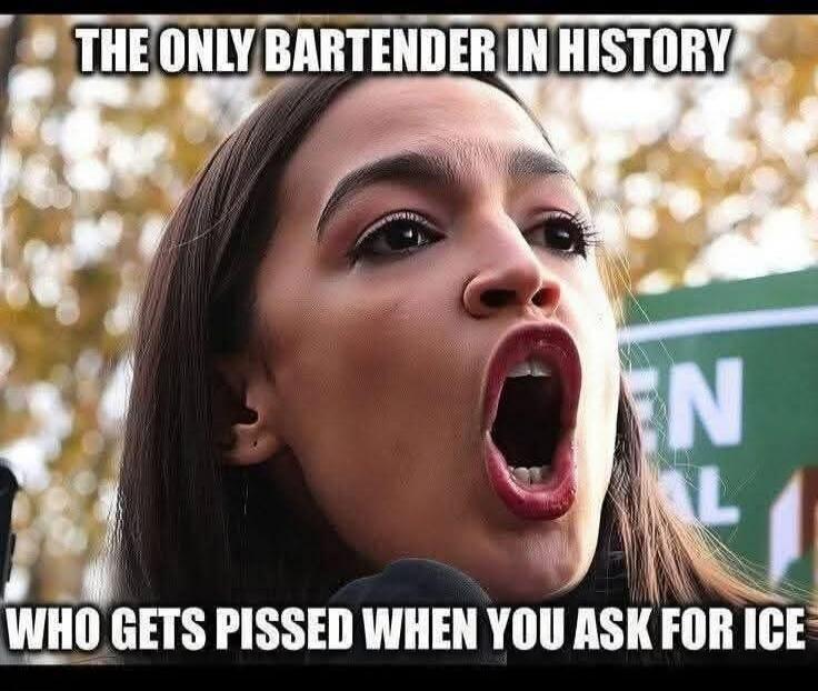 THE ONLY BARTENDER IN HISTORY WHO GETS PISSED WHEN YOU ASK FOR ICE