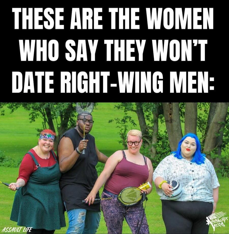 THESE ARE THE WOMEN WHO SAY THEY WON'T DATE RIGHT-WING MEN:
