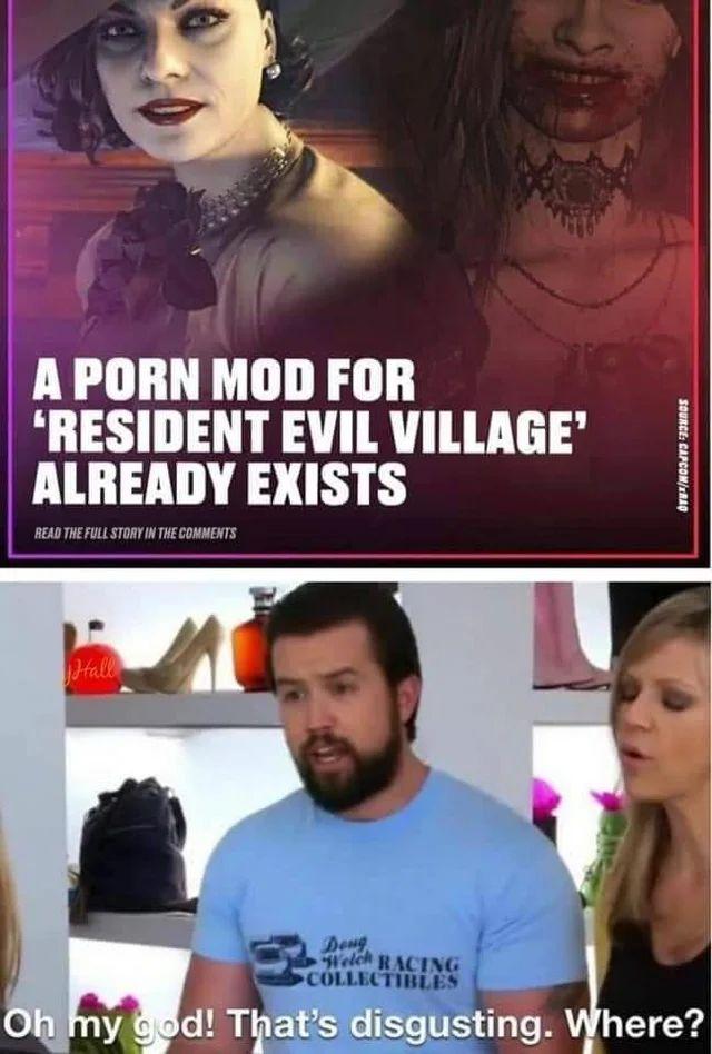 A PORN MOD FOR RESIDENT EVIL VILLAGE ALREADY EXISTS rrrrr s