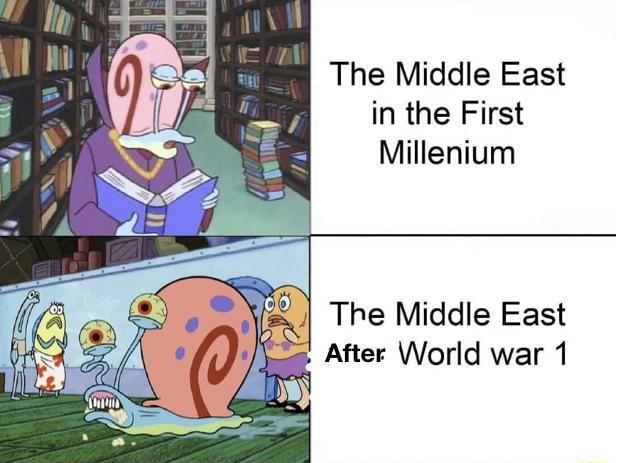 The Middle East in the First Millenium The Middle East After World war 1 i 3 S