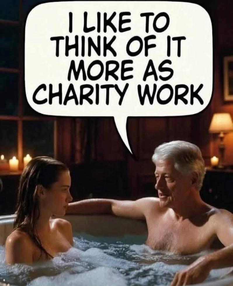 I LIKE TO THINK OF IT MORE AS CHARITY WORK