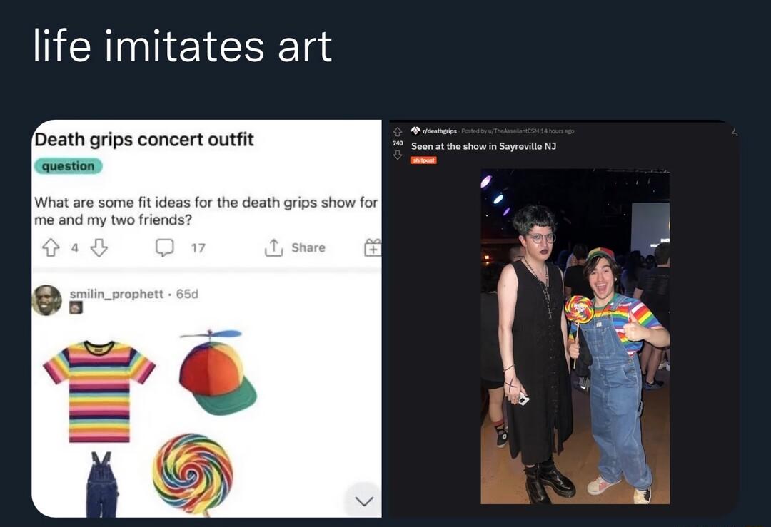 life imitates art