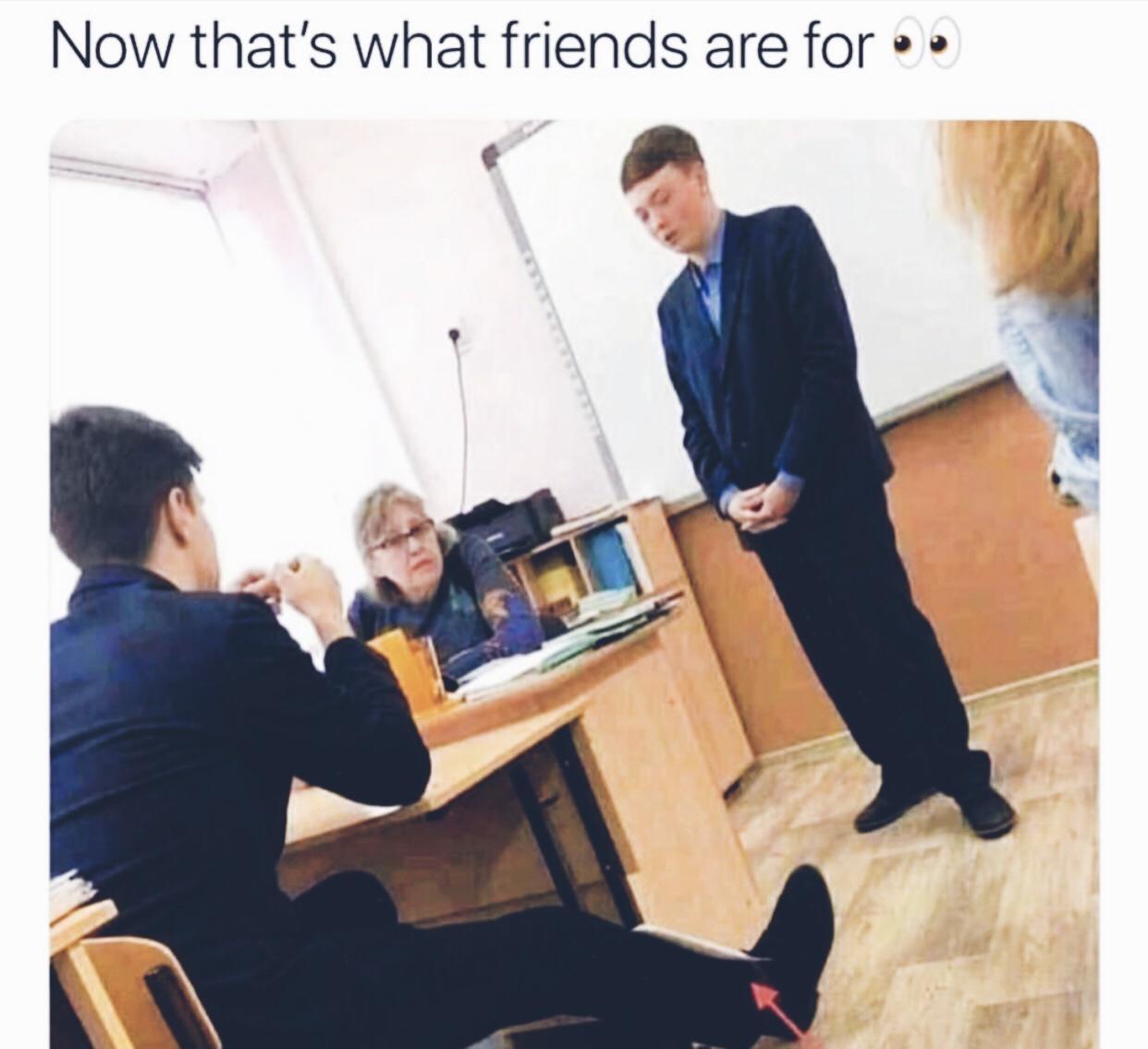 Now thats what friends are for