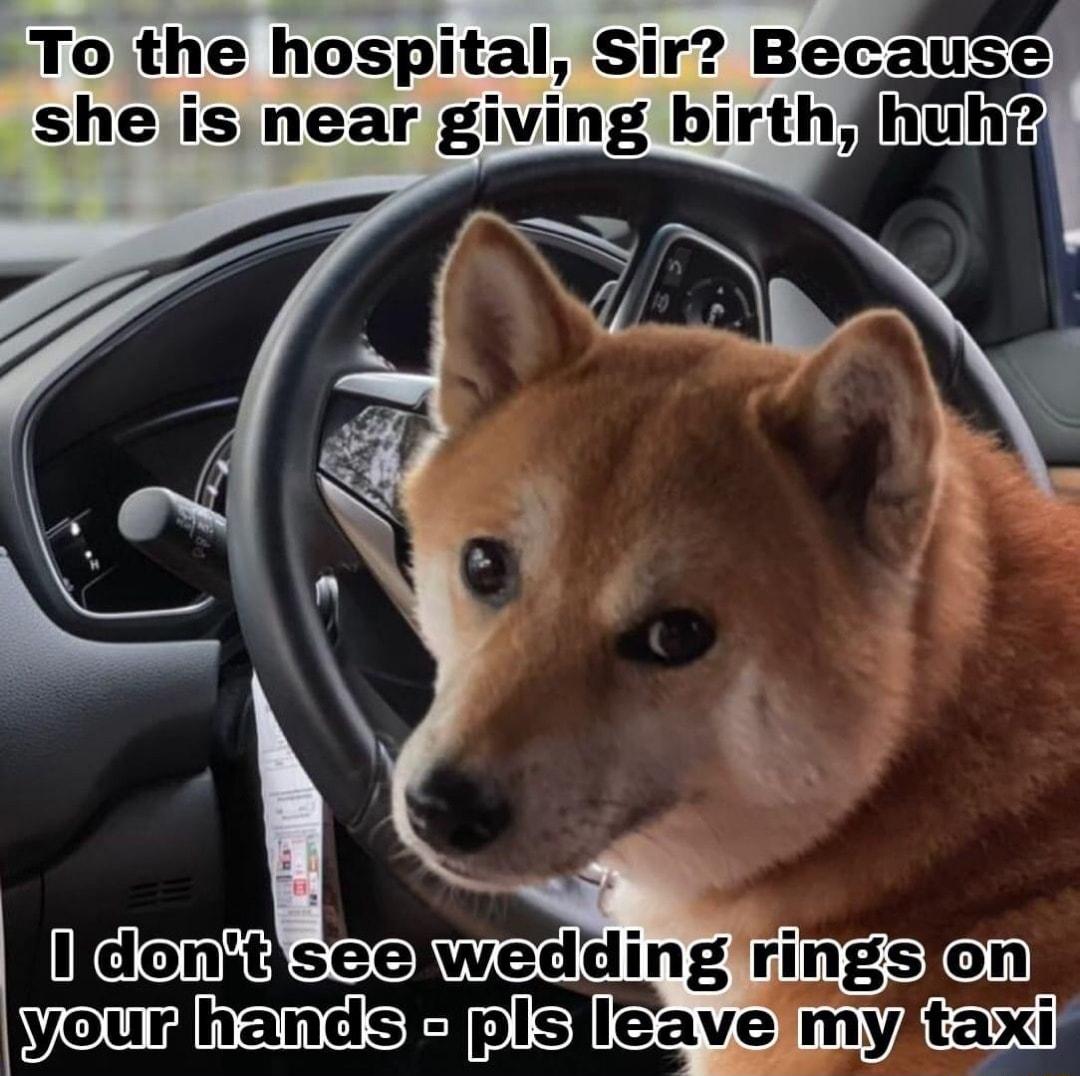 To the hospital Sir Because Ieave