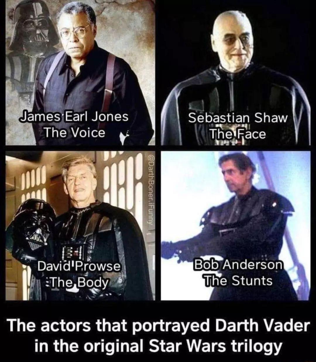 Sebastlan S EW Tefhace 4 B KDawdProwsa y ngAnderson Ifl The Body TIPS The actors that portrayed Darth Vader RGN IHEIR ETR Y ETE R 10