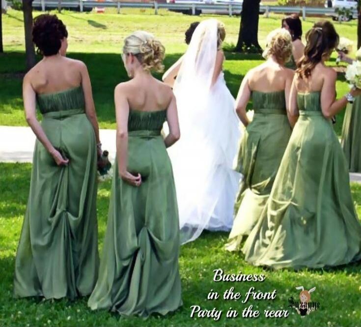 Business in the front Party in the rear