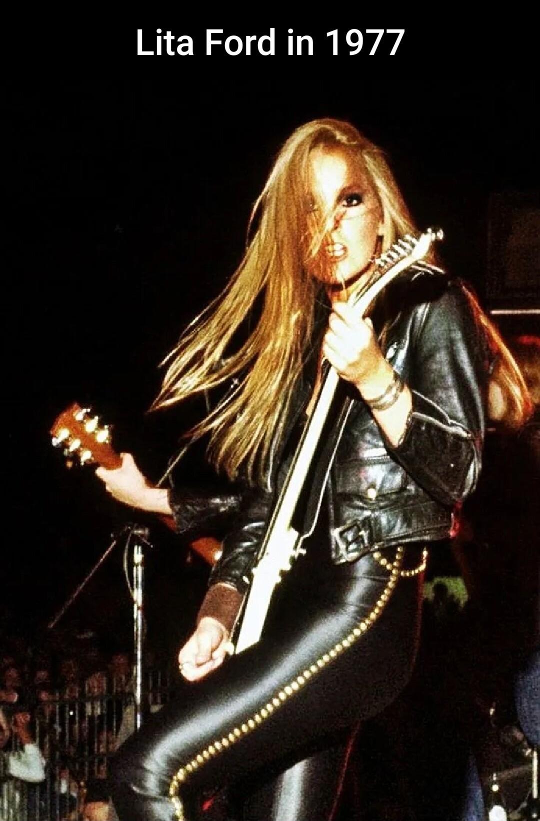 Lita Ford in 1977