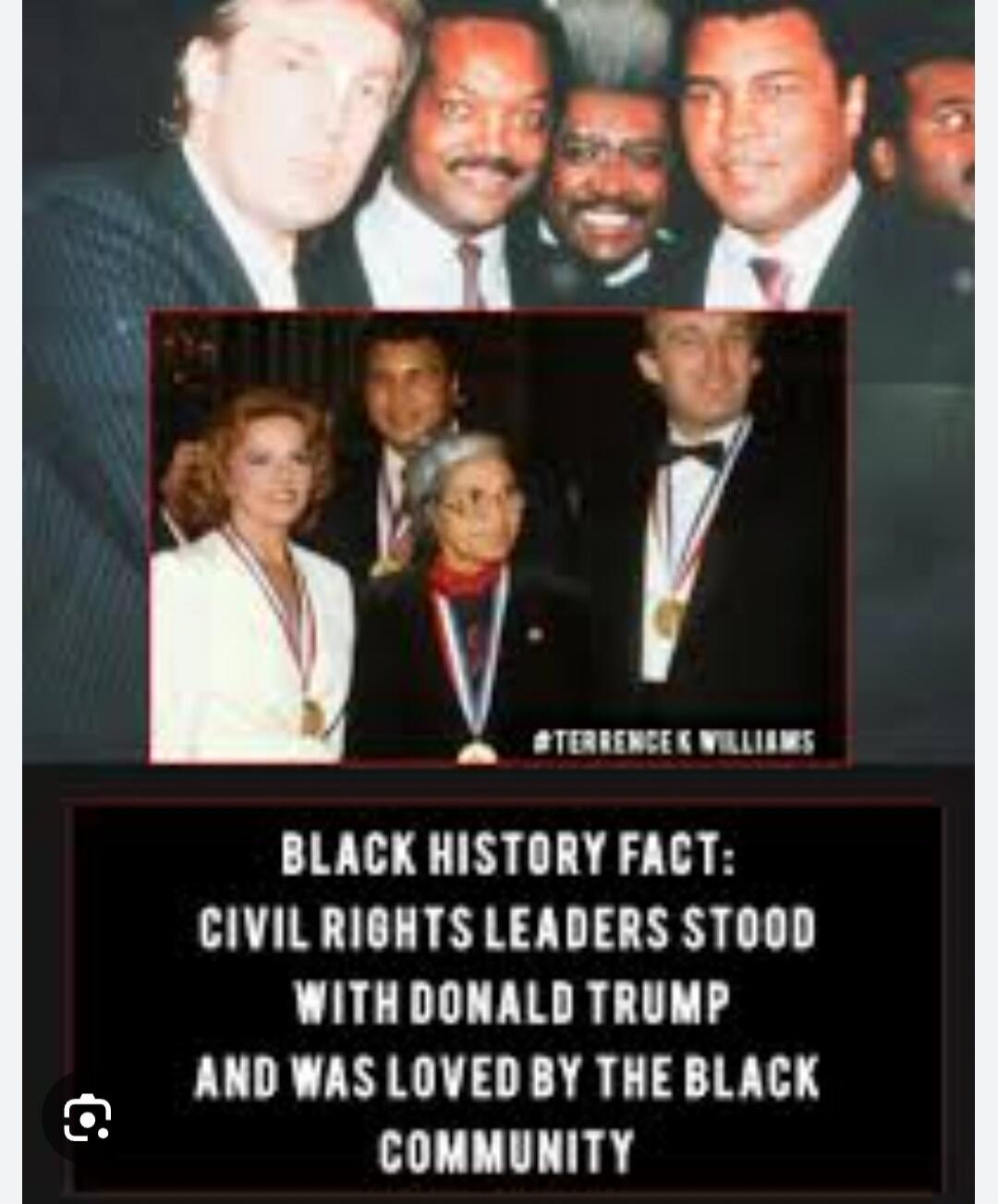 BLACK HISTORY FACT: CIVIL RIGHTS LEADERS STOOD WITH DONALD TRUMP AND WAS LOVED BY THE BLACK COMMUNITY