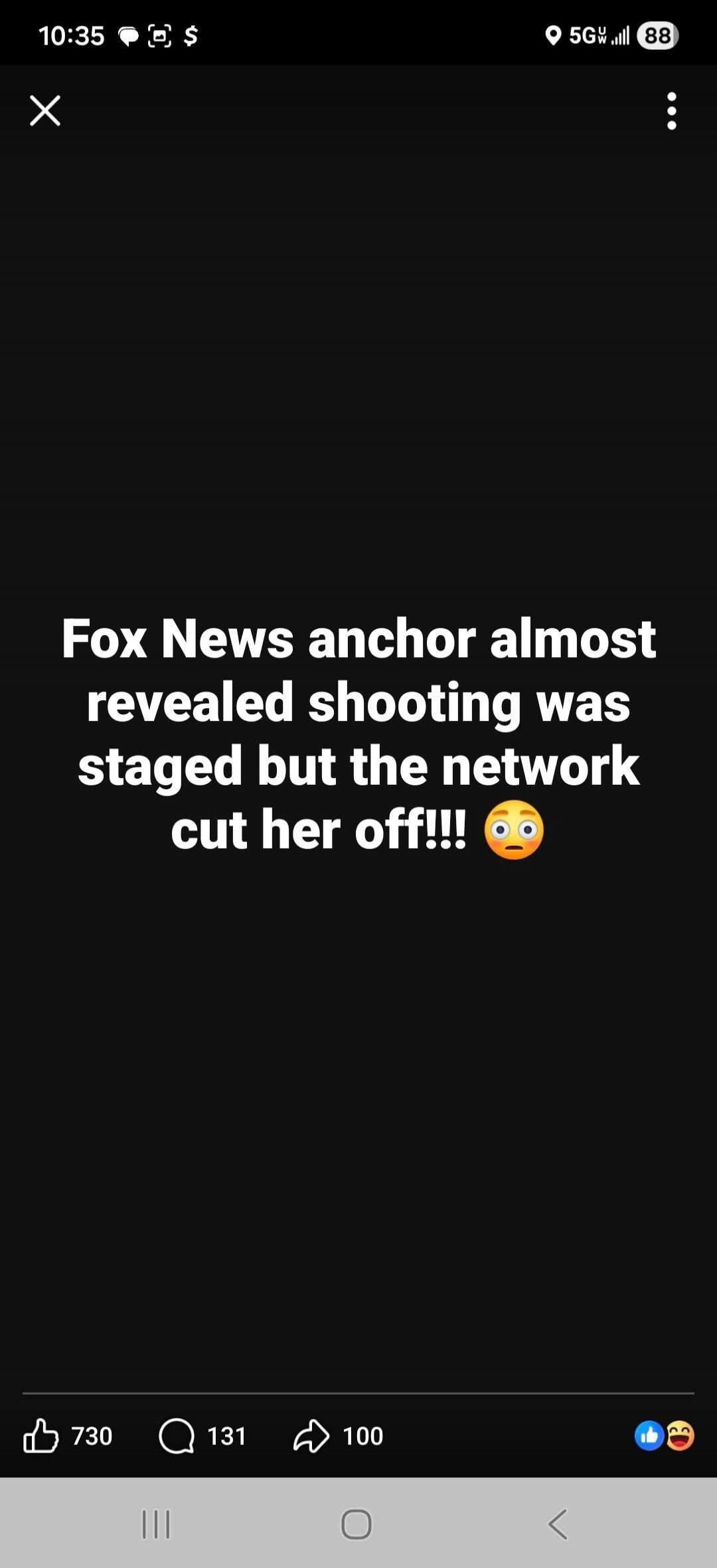 Fox News anchor almost revealed shooting was staged but the network cut her off!!! 😳