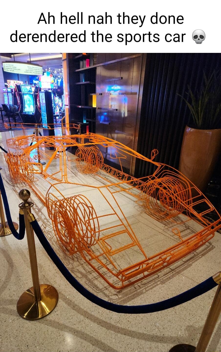 Ah hell nah they done derendered the sports car e